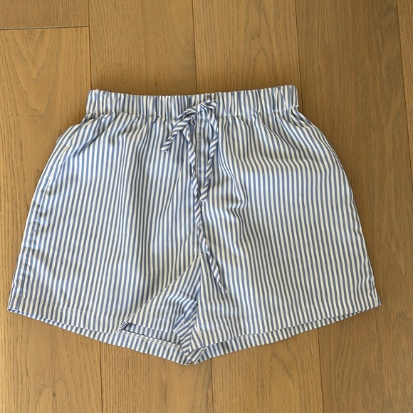 Blue Striped Shirt & Short Set - Picture 2 of 3